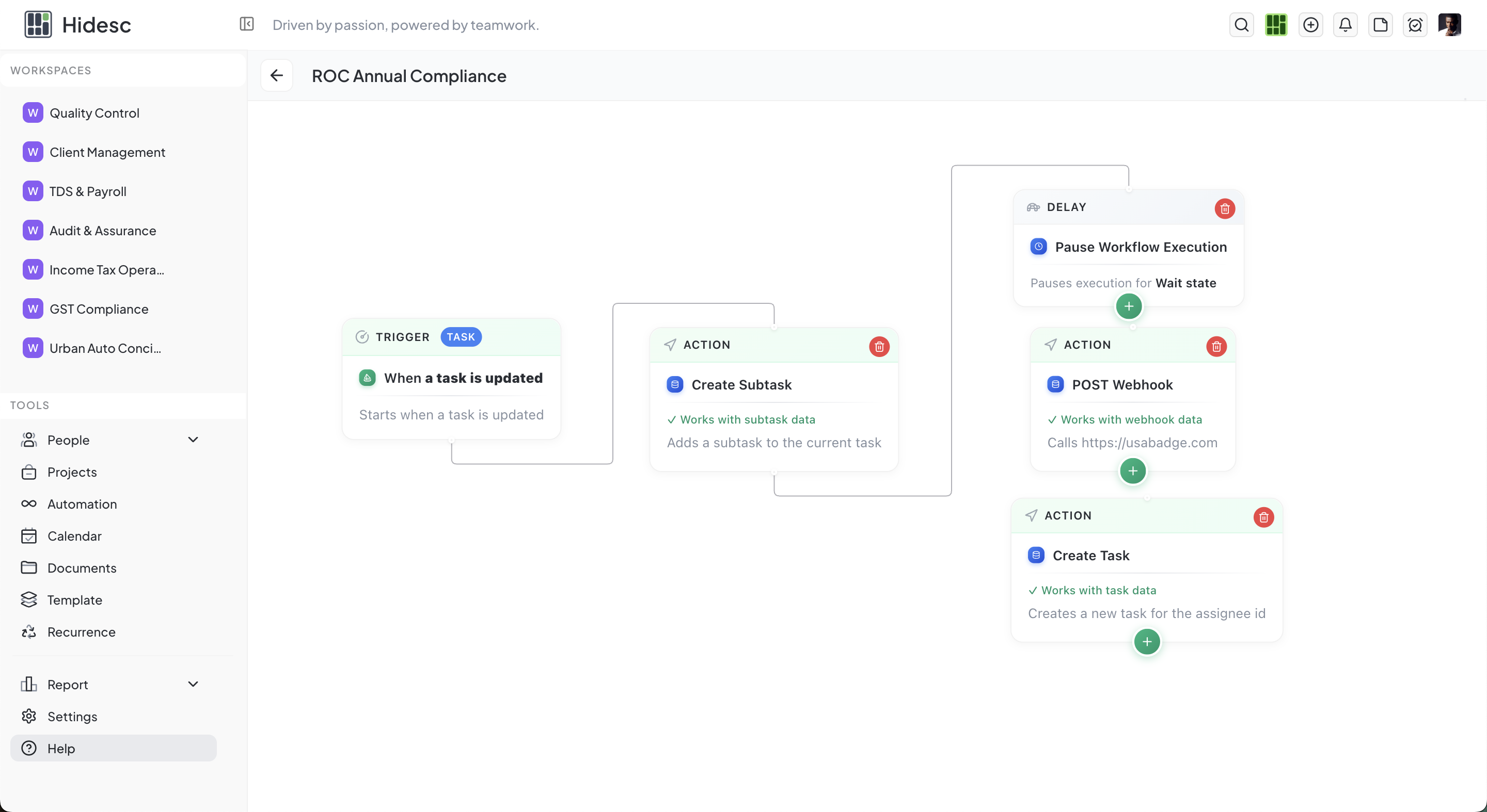 Automation Workflow - Streamline your processes