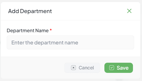 Add Department