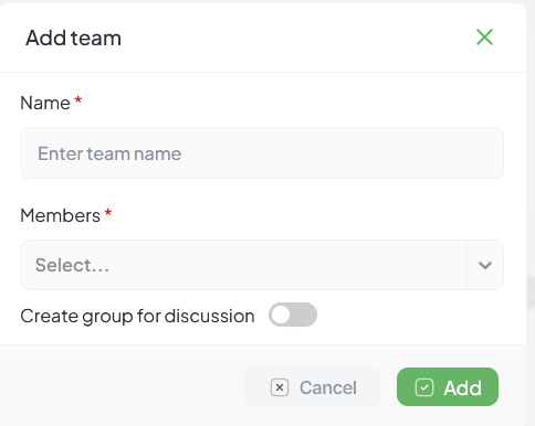 Add Custom Field Interface