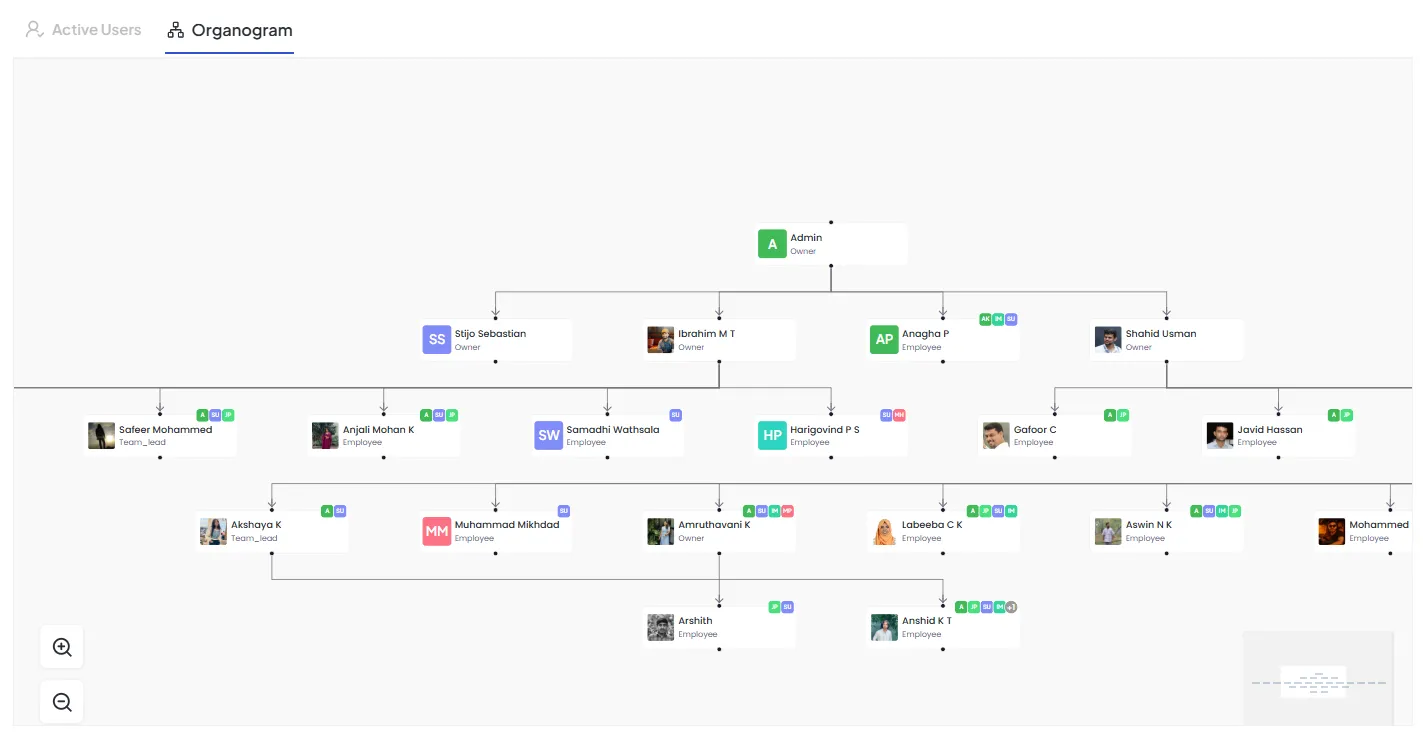 Organogram Visualization